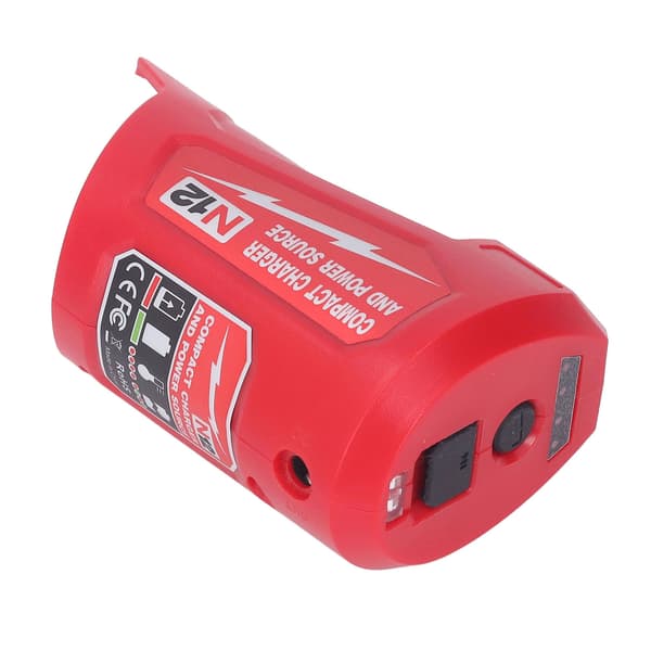 M12 N12 Kompakt 2.1A USB-oplader 12V DC-stik Strømadapter