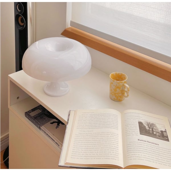 ny stil mushroom table lamp Polycarbonate table lamp White