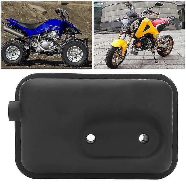 43cc 47cc 49cc Mini PIT Pocket Chopper Quad Dirt Scooter Bike ATV Eksosrør Lyddemper