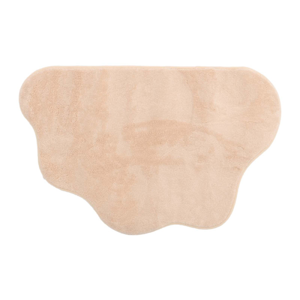 Badeværelsesmåtte Vandabsorption Brusebad Tæppe Køkken Soveværelse Gulvmåtte Vaskbart tæppe skridsikkert Badeværelsestilbehør Boligindretning Beige 40x60cm