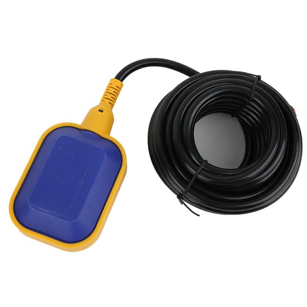 0-250V Flottörbrytare Vätskenivåsensor Vattenmatning Dränering Auto Controller 6M Kabel KEY-6