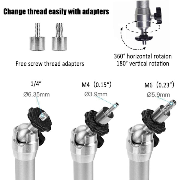 【BQ】Mini Projector Mount Universal Projector Ceiling and Wall Mount 360° Rotation Projector Stand Compatible with Projectors【jia】