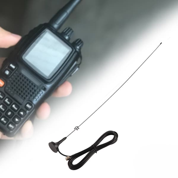 Dual Band VHF UHF magnetisk bilantenne til UT-108UV (SMA han)