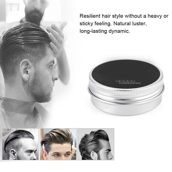 50g Hårleire for Menn Langvarig Luftig Luktfri Hårstyling Mud