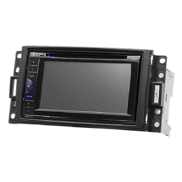 Dobbelt DIN-facade til HUMMER H3 / SAAB 97X / Corvette Radio DVD Stereo CD Panel Dash Mount Trim Ramme Black
