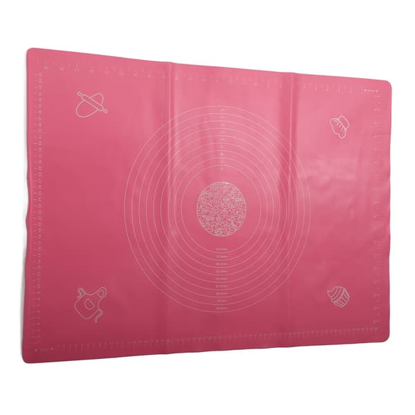 Silikon Non-Stick Rullematte 50x70cm Rosa Bakeutstyr