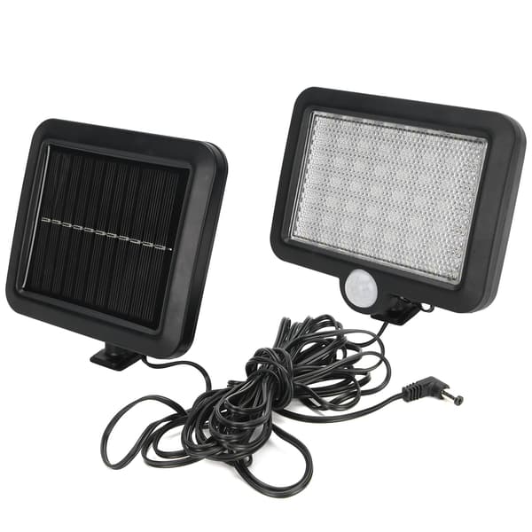 56 LED Solar Sensor Væg Plæne Have Udendørs Spotlight ABS Separation Gade Hjem Lampe