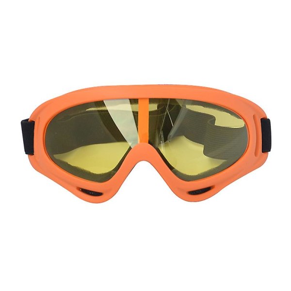 X400 Goggles Cross-country Motorsykkel Goggles Rød Ramme Farge Film Oransje ramme gul film Orange frame yellow film