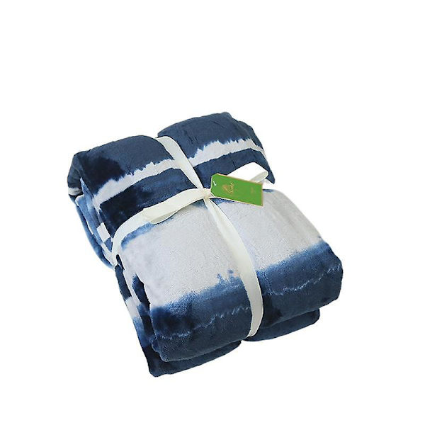 Flanellfilt Förtjockad Office Tupplur Filt Luftkonditionering Filt Hem Enkel cover Filt Printed filt Quilt gray and white gradient ripple 200*230cm