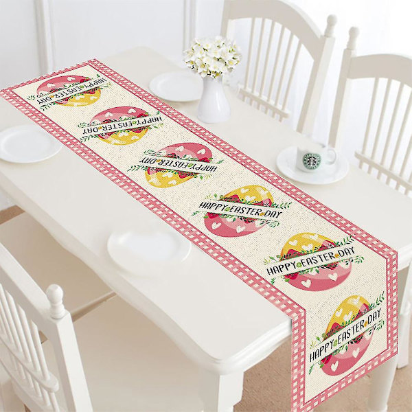 Hyvää pääsiäispupu printed pöytäjuoksu pääsiäismunat Pöytäliina Kani Style H Style H