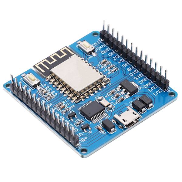 PCB Utvecklingskort för Python DC 5V/3.3V Spänningsingång med Stiftlist ESP8266