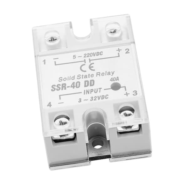 SSR-40 DD 40A 5-220VDC Solid State Relé For Industriell Automatisering