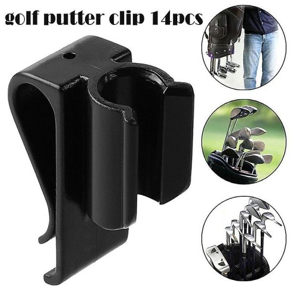 Putter 14/ set Golfbag Clip Putter Clamp Hållare Putting Organizer Club Ball Marker Golf Bag Clip Anew Pxpxpxg Golf Bag Golf Golf YELLOW