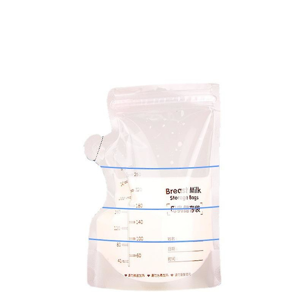 Engangs oppbevaringspose for menneskemelk melkepose 250ml Oppgradering 30 stk