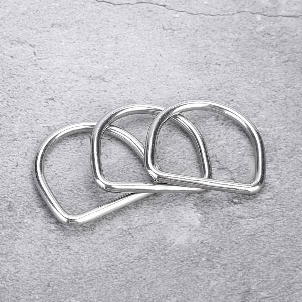 3 stk. D-ring vægtbælte i rustfrit stål Webbing Klatring Dykning Tilbehør L