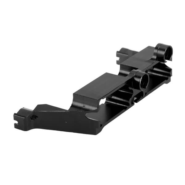 Differential Lås Servo Montering Beslag Aluminium Legering RC Styring Servo Montering og Skruer til 1/10 RC Bil Sort