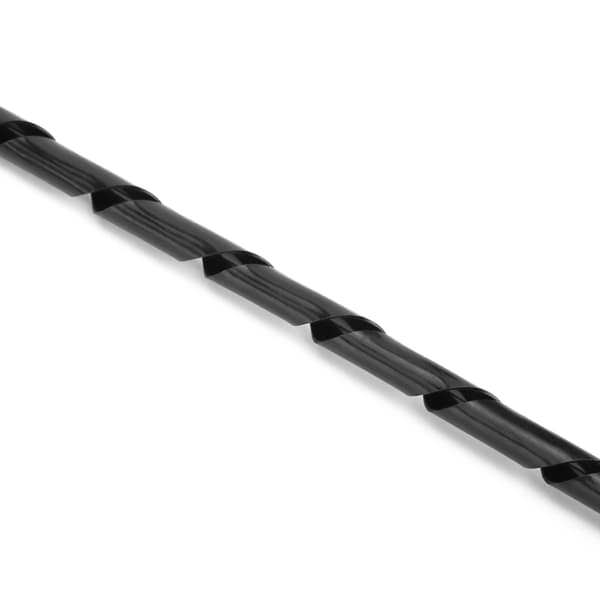 2-pakke Wire Protector Spiral PP Wire Kabelbeskyttelse Tilbehør Wire Sleeve Sort 12mm