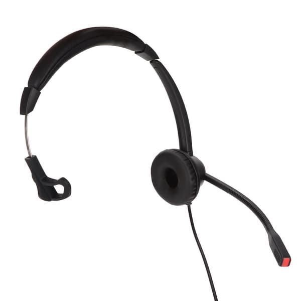 Mobiltelefonheadset med mikrofon och mute - RJ9 Single Ear Headset