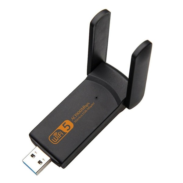 1900 Mbps langaton USB 3.0 WLAN-sovitin, kaksitaajuinen antenni kannettavalle tietokoneelle