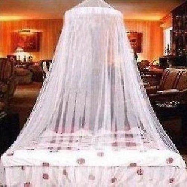 Tyylikäs pitsinen sängynpäällinen cover - riippuva kupoli valkoinen White
