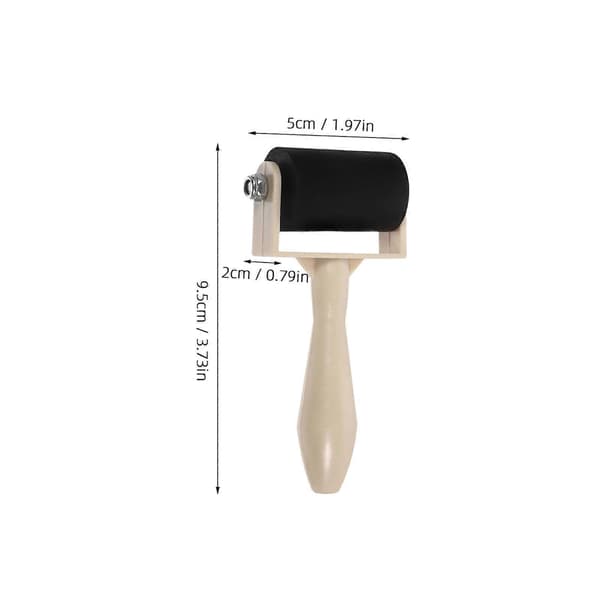 【BQ】5 st tryckrullar Praktisk tryckrulle Brayer trycklimstift