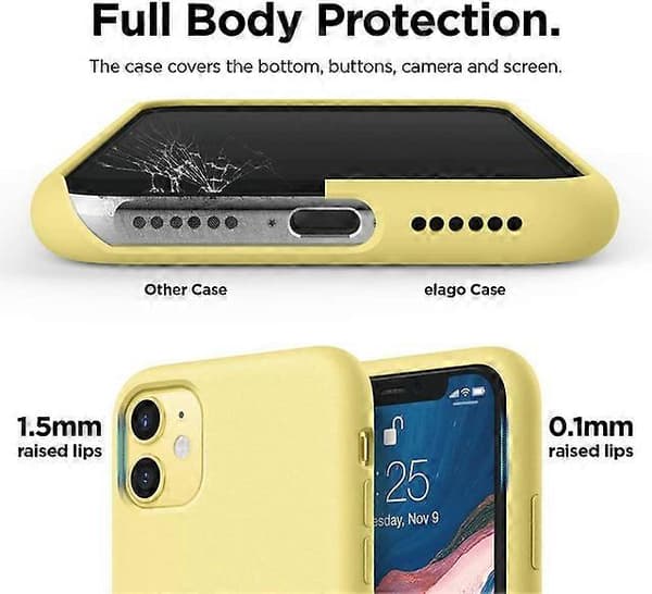 Mobildeksel kompatibelt med iPhone 11 Yellow