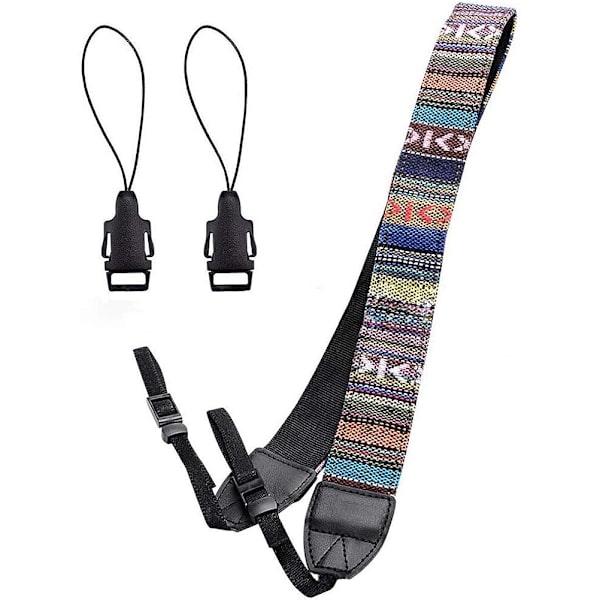 Kamerarem Skulderrem Bohemian Style Kamerarem til DSLR/SLR/Nikon osv.
