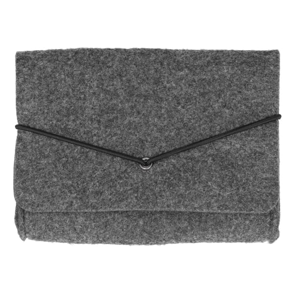 Laptop Sleeve Taske Sort Polyester Universal Notebook Computer Beskyttende Etui Tilbehør Sort
