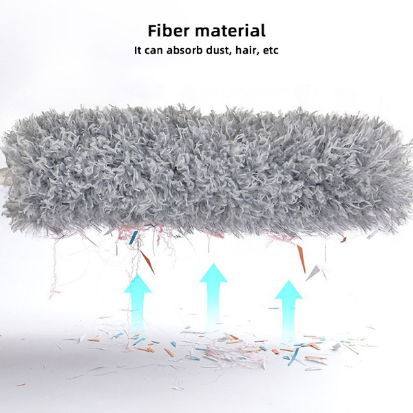 ny stil mikrofiber støvbørste uttrekkbar støvvipper Multifunksjonell støvoppsamler for rengjøring av høye tak, persienner, møbler, biler 9pcs
