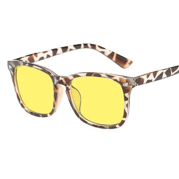 Anti Blue Light Computer Eye Glasses Frame Leopard-193