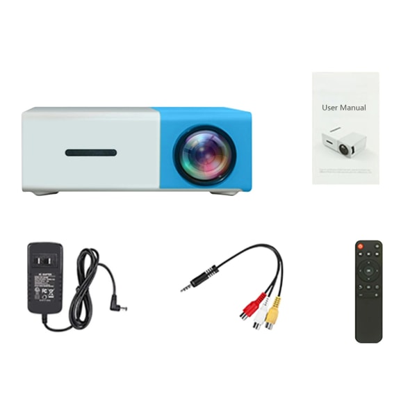 YG300 LED miniprojektor stöder 1080P Blue