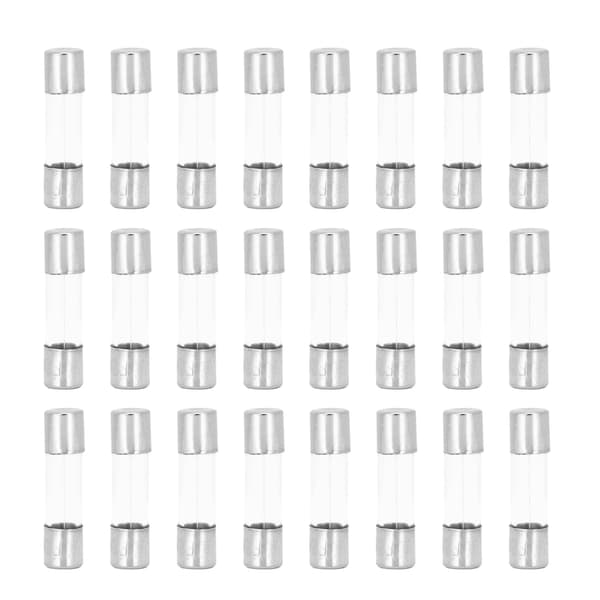 100kpl 5A 250V Nopea Lasiputkisulake 5x20mm Piirisuojaus