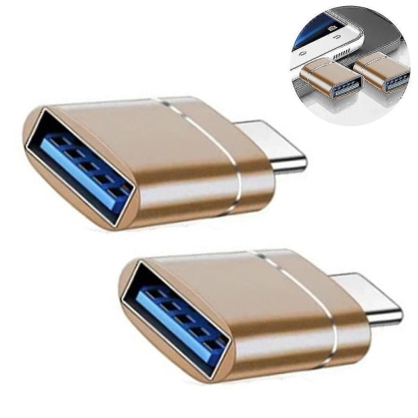 Type-c - USB 3.0, metalliseos Type C -sovitin, tukee jopa 5 g tiedonsiirtoa