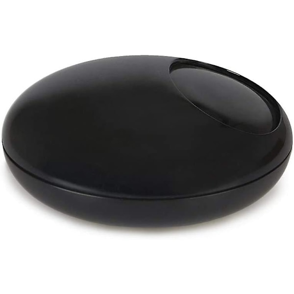 Pebble tuhkakuppi kannella (musta)