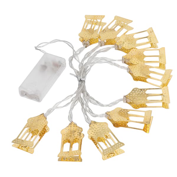 Castle LED String Lights Ren hvid Æstetisk rum- og udendørsindretning til Eid Ramadan Mubarak