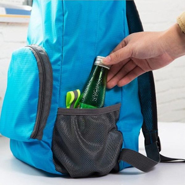 Outdoor Bag Vanntett Sports Ryggsekk Multifunksjonell ryggsekk Herre Camping Bag Lett Sammenleggbar Kvinner Reiseryggsekk RD