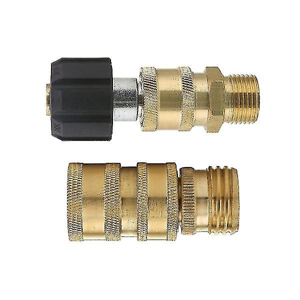Snabbkoppling för högtryckstvätt 1/4" till sprutpistolstav Lans bajonettadapter 1/4" snabbkopplingskoppling för Karcher