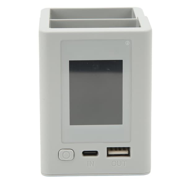 2-veis PD Hurtigladehub USB LCD Batterilader for DJI Mini 3 Drone Grå