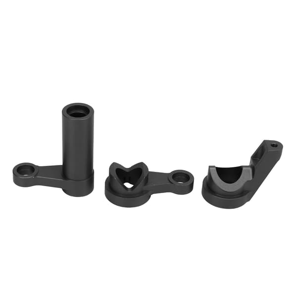Traxxas 1 8 4WD Sledge Styredele i aluminiumslegering Opgraderingssæt Sort