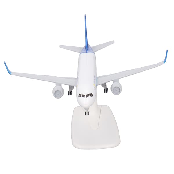 Flymodell 18,4x16,7cm Legering Robust Flymodell Leke med Landingsutstyr for Samling Dekorasjon