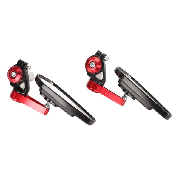 High Definition Clear View Motorcykel Backspeglar - 2 ST röda aluminiumlegering Styre sidospeglar