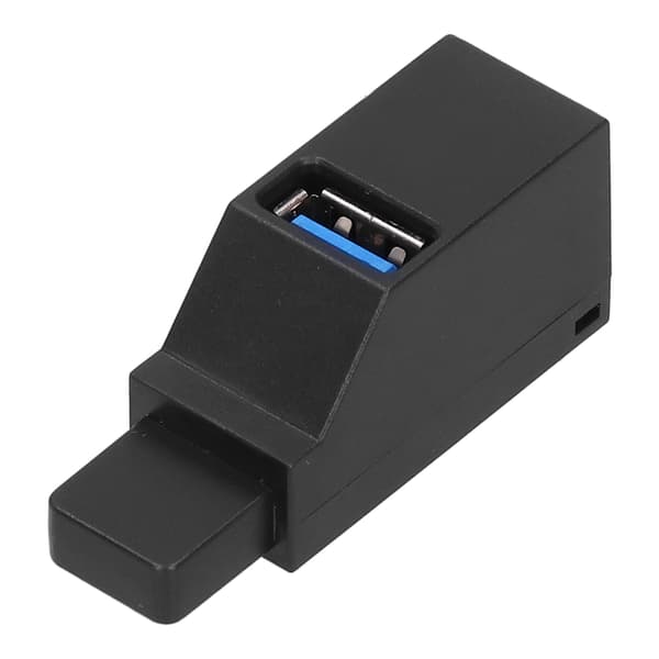 Bærbar USB-hub højhastigheds 3 porte med lanyard USB2.0 USB3.0 interface computerudstyr