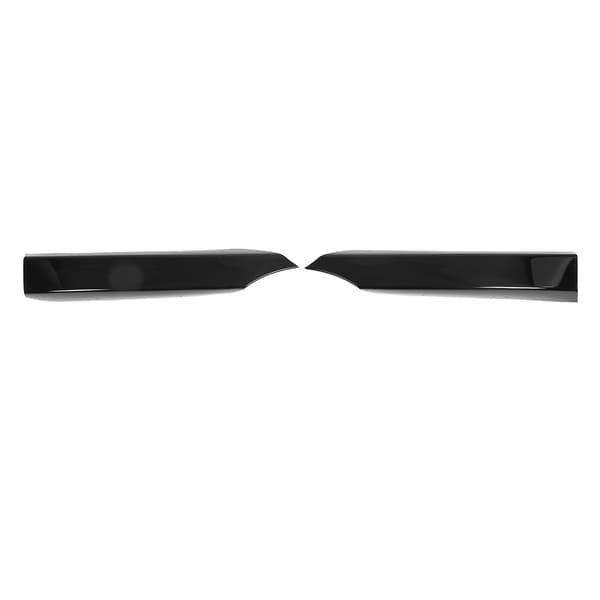 2 stk. Blanke Sorte Forlygte Spoiler Venstre Højre til 1 Serie E82 E88 M‑Tech 2008‑2013
