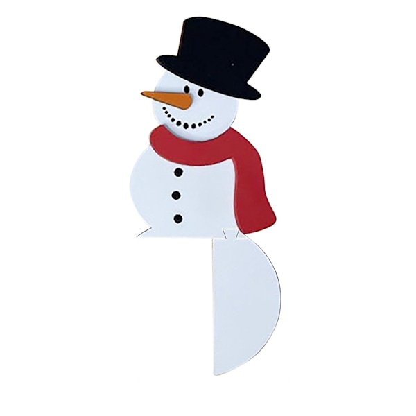 Xmas Dør Hjørne Ornament Santa Snemand Jul Hat Design til stuen læsesal H