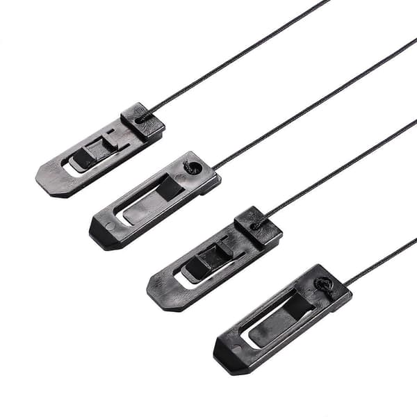 Split Surfer Paddle Board Fin Clip Surfbræt Hale Clip Spænde Surfbræt Tilbehør (Sort) Black