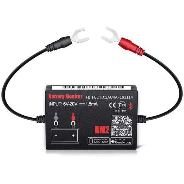 【BQ】BM2 12V Bluetooth Batterimonitor Bilbatterianalysator Test Batteridiagnostikkverktøy for Android IOS