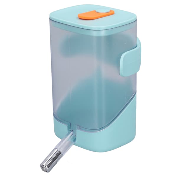 Automatisk drikkedispenser til kæledyr, rustfrit stål, hængende foderautomat til katte, hunde, kaniner, grøn