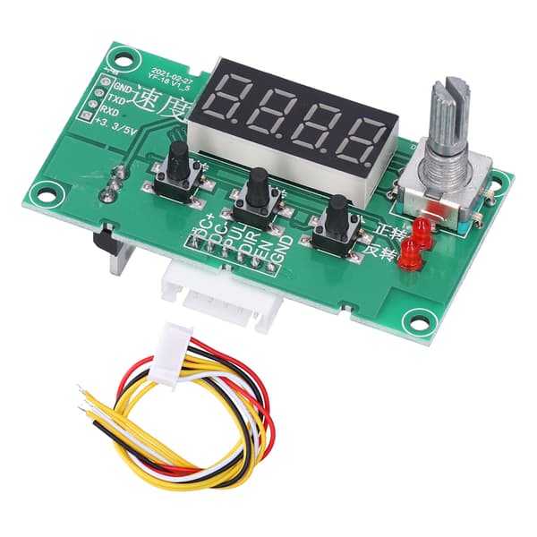 Stepper Motor Driver Board Stabil Hastighetskontrollermodul med Digitalt Display DC8‑24V
