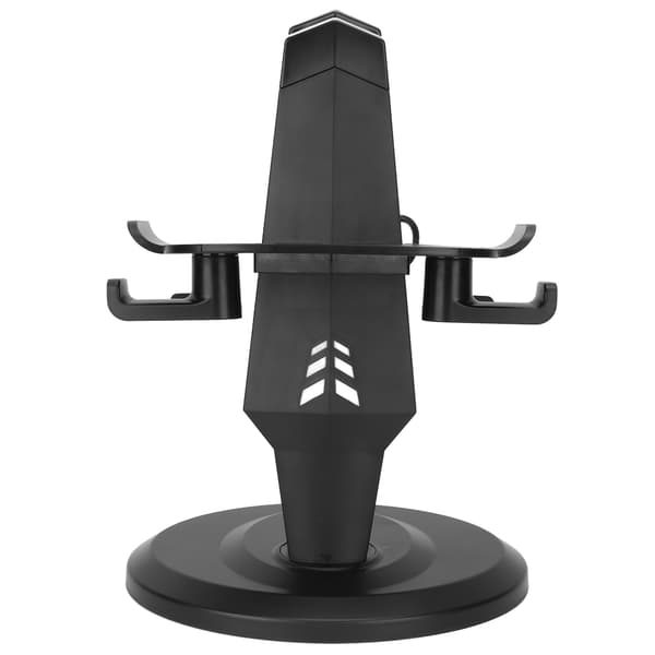 VR Ladestasjon for Oculus Quest 2 LED-lys Headset Kontroller Display Monteringsstasjon