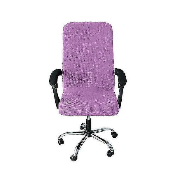 Office Computer Game Chair Cover Armchair Elastic Stretch Swivel Seat Gaming Chair Protector Slipcover Arm Rest Cover Lavender L--chair cover
